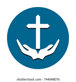 christian religion icon vector