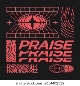 Christian streetwear t-shirt design, Cristianismo citações com formas geométricas, Jesus graphic tee, Fé design para impressão, cartaz cristão, slogan cristão para a merch