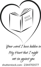 Christian Symbol design for print or use as poster, card, flyer, sticker, tattoo or T Shirt