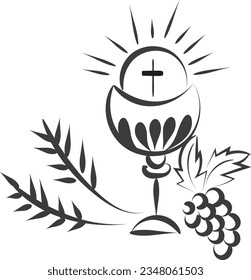 Christian Symbol design for print or use as poster, card, flyer, sticker, tattoo or T Shirt
