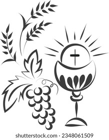 Christian Symbol design for print or use as poster, card, flyer, sticker, tattoo or T Shirt
