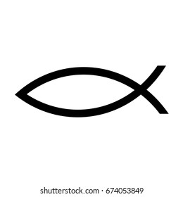 Christian symbol - fish icon