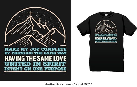 Christian T Shirt Design Vector Graphic