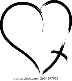Christian Tattoo Art Vector Design - Cross, Faith, and Inspirational Symbol Vectors