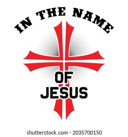 Diseño de camisetas cristianas con vector