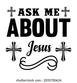 Christian T-shirt Design with vector