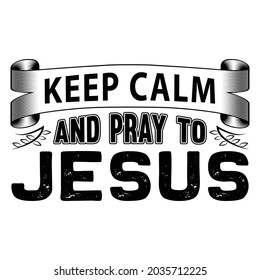 Christian T-shirt Design with vector