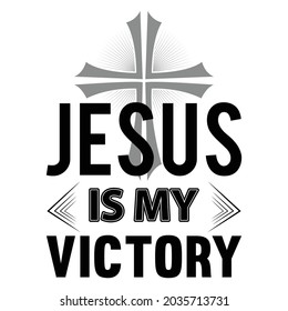 Christian T-shirt Design with vector