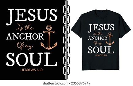 A Christian T-shirt typically features design, images, or text that convey messages related to Christianity, faith, and spirituality. 