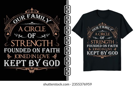 A Christian T-shirt typically features design, images, or text that convey messages related to Christianity, faith, and spirituality. 