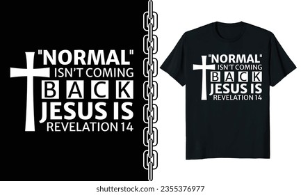 A Christian T-shirt typically features design, images, or text that convey messages related to Christianity, faith, and spirituality. 