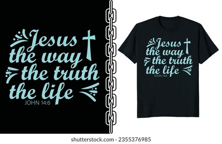 A Christian T-shirt typically features design, images, or text that convey messages related to Christianity, faith, and spirituality. 