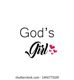 Christian typography design for banner, poster, photo overlay or apparel design