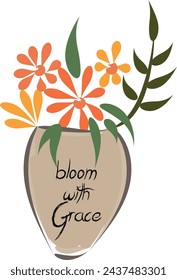 Christian typography design for Sticker. The message of the Gospel of Jesus Christ. Bible lesson for kids or use as poster, card, flyer or T Shirt