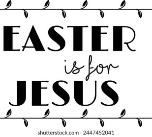 Christian typography design for Sticker. The message of the Gospel of Jesus Christ. Bible lesson for kids or use as poster, card, flyer or T Shirt