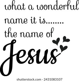 Christian typography design for Tattoo. The message of the Gospel of Jesus Christ. Bible lesson for kids or use as poster, card, flyer or T Shirt