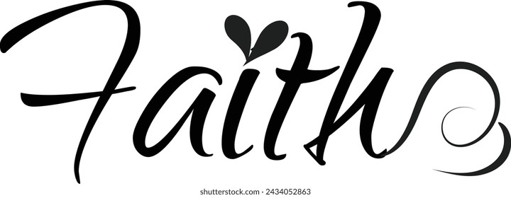 Christian typography design for Tattoo. The message of the Gospel of Jesus Christ. Bible lesson for kids or use as poster, card, flyer or T Shirt