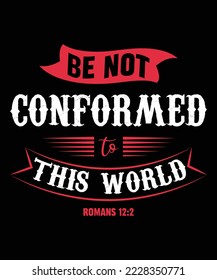 Christian typography print vector template design