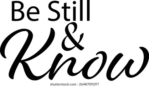 Christian Typography Quote. Faith-Based Design with Bible Verse or Inspirational Saying