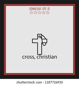 christian  vector icon