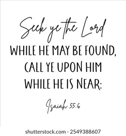 Christian verse, Bible verse text vector, Printable scripture text, Bible text art vector