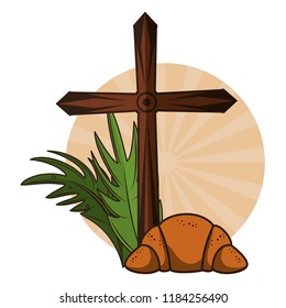 Christian Wooden Cross Symbol