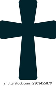 Christianity cross glyph illustration design art