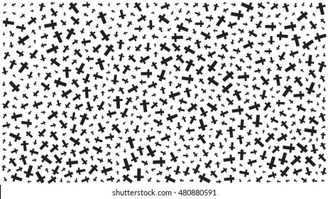 christianity crosses abstract background