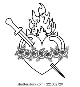 Christianity design over white background, vector illustration
