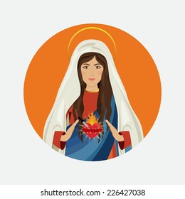 Christianity design over white background, vector illustration