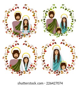 Christianity design over white background, vector illustration