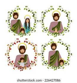 Christianity design over white background, vector illustration