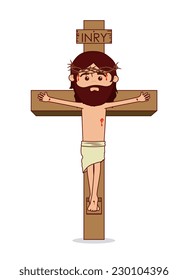 Christianity  design over white background, vector illustration