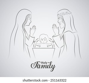 christianity design over white background, vector illustration.