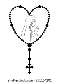 christianity design over white background, vector illustration.