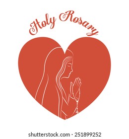 Christianity design over white background, vector illustration.