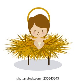 Christianity design over white background,vector illustration