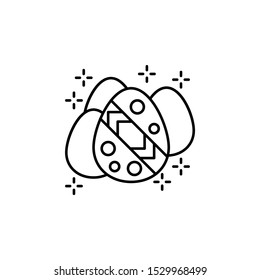 Christianity easter egg icon. Element of christianity icon
