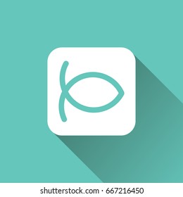 Christianity fish icon