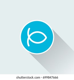 Christianity fish icon