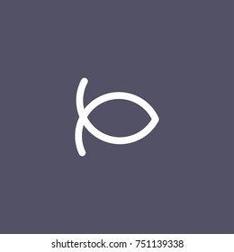 Christianity fish icon