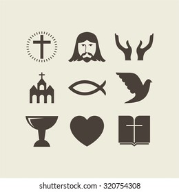 Christianity Icon Set