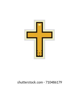 Christianity Icon Vector Isolated Stock Vector (Royalty Free) 710486179 ...