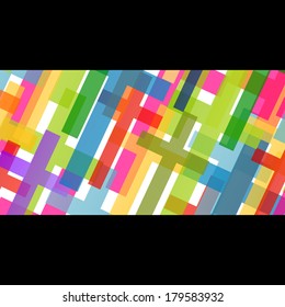 Christianity religion cross mosaic concept abstract background vector illustration