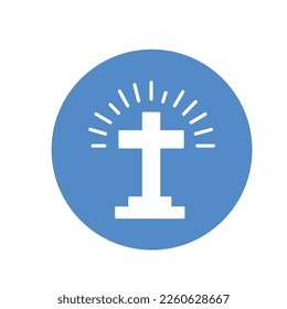 
Christianity symbol Vector Icon easily modified

