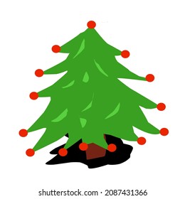Christimas tree vector for natal