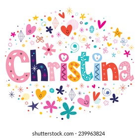 Christina name design