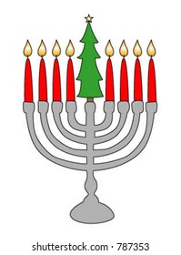 Christmakah menorah