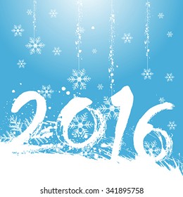 christmas 2016 design with red background