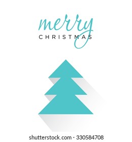 Christmas 2016 Vector Postcard or Invitation Template